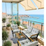 Madame Home Gri Balkon, Bahçe,teras,cafe - Salon - Metal Kanepe Koltuk Takımı - 2 1 1 Sehpa