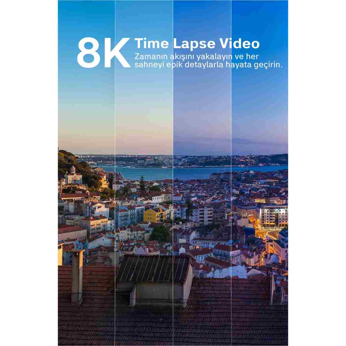 AKASO Brave 8 4k/60fps 48mp Wi-fi Dual Screen Aksiyon Kamera Ve Aksesuar Seti, App Kontrollü, Ipx8 - Görsel 7
