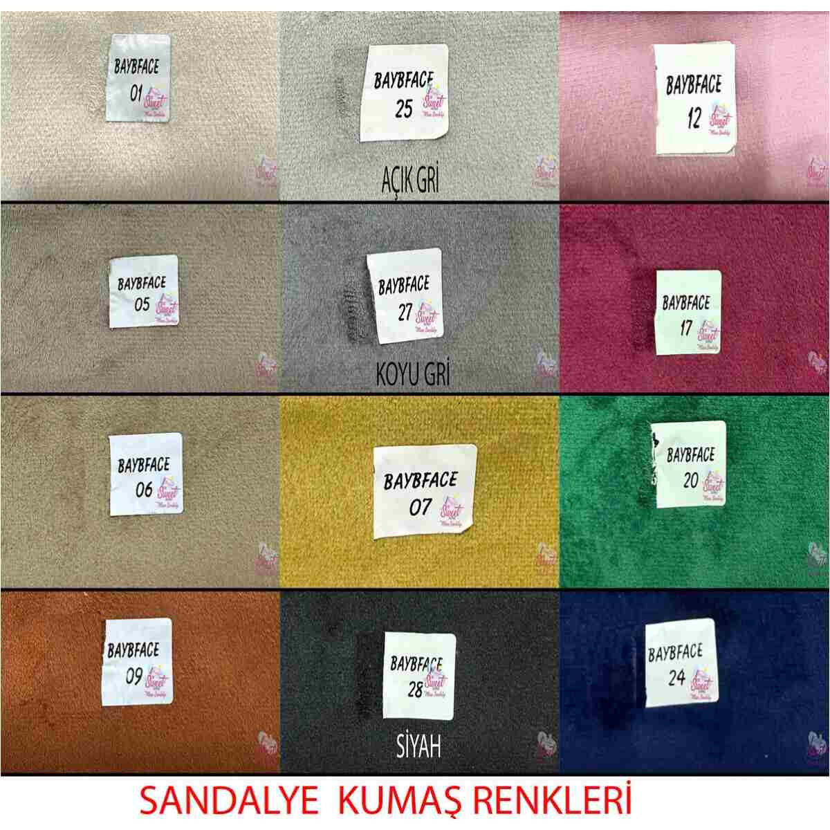 Sweet Home Masa Sandalye Orkide Oval Yemek Masası Takımı Gazel Sandalye Natural (1 Masa 6 Sandalye ) - Görsel 4