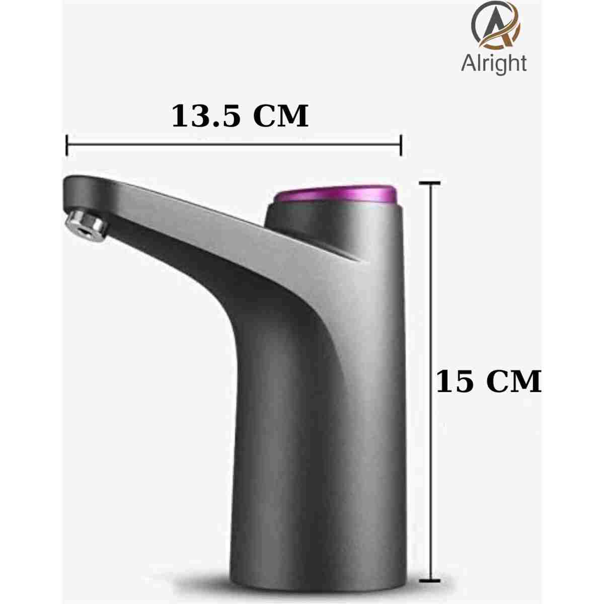 Alright Yeni Nesil Damacana Pompası Tuşlu Limit Ayarlı Su pompası Taşınabilir Tasarım (carboy pump) - Görsel 5