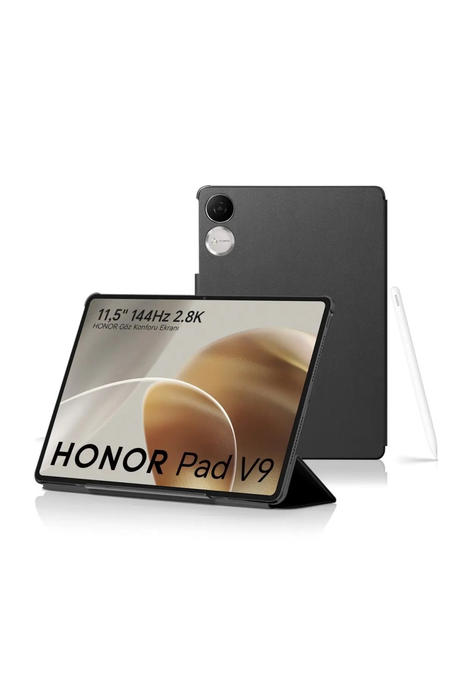 HONOR Pad V9 8+256 GB Wi-Fi 11.5 inç IMAX Enhanced BEYAZ Tablet Kılıf + Kalemli