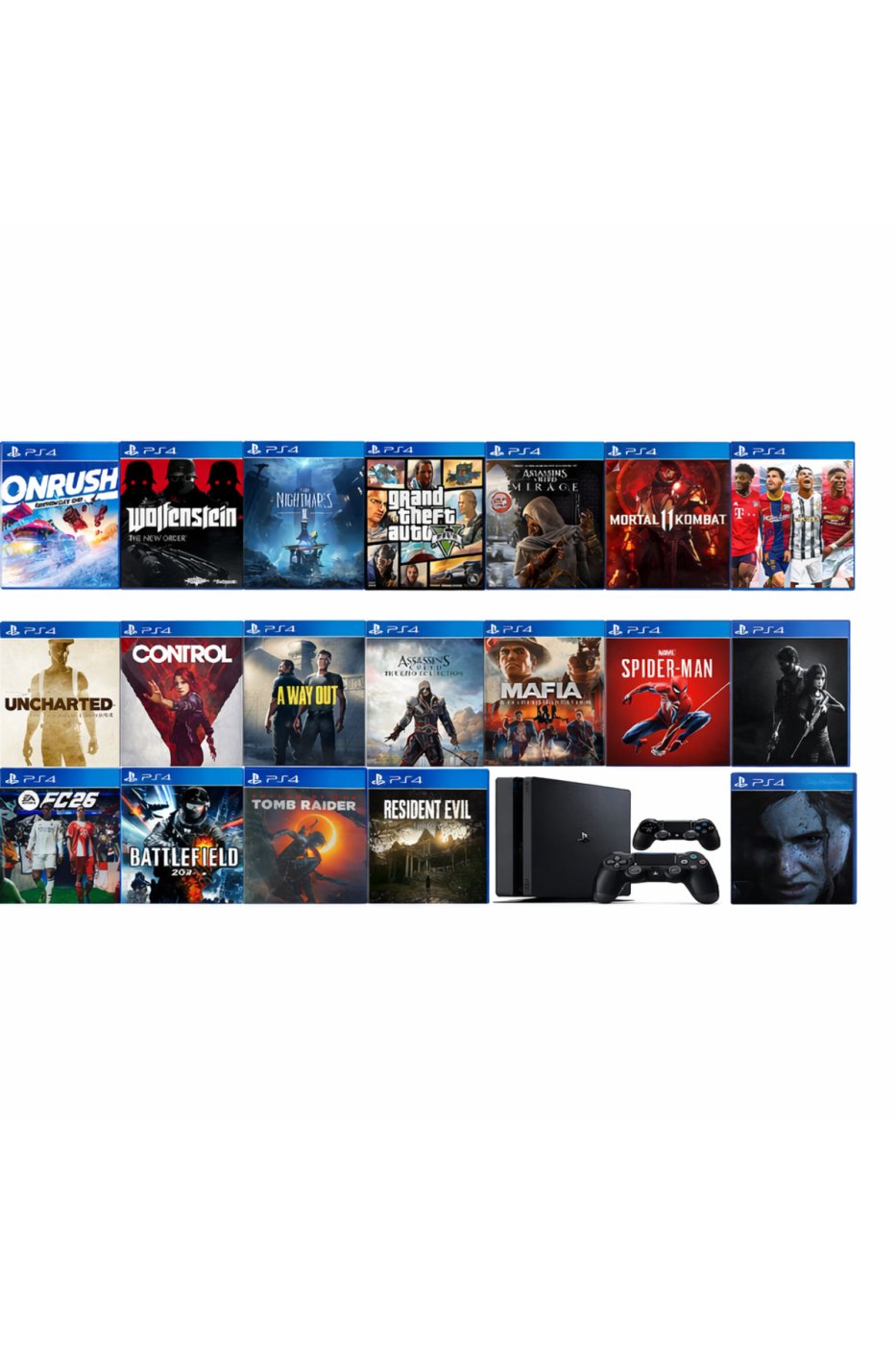 Çınar Bilişim Dünyası Gold Paket2 Onsekiz Oyun Türkçe Mucizesi PS4 1Tb Yenı Ilanımız