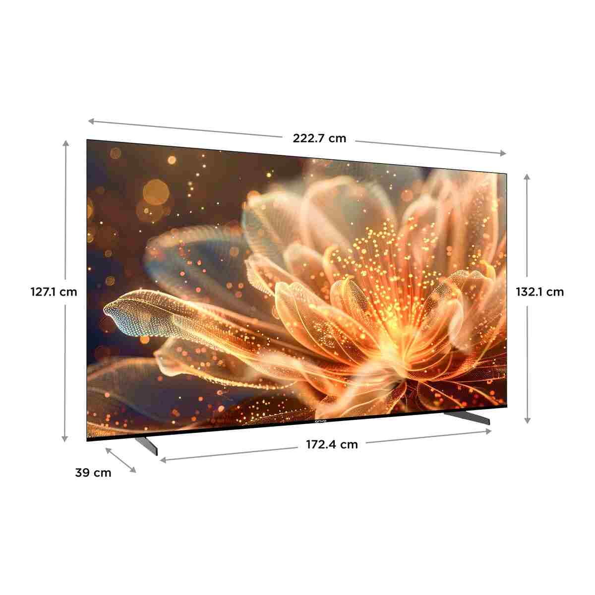ONVO 100VQ90F3UB 100’’ 254 Ekran Uydu Alıcılı 4K Ultra HD QLED Google TV - Görsel 3