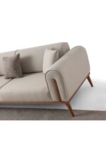 EDSY HOME Riva 3+3 Koltuk Takımı Krem - Görsel 6