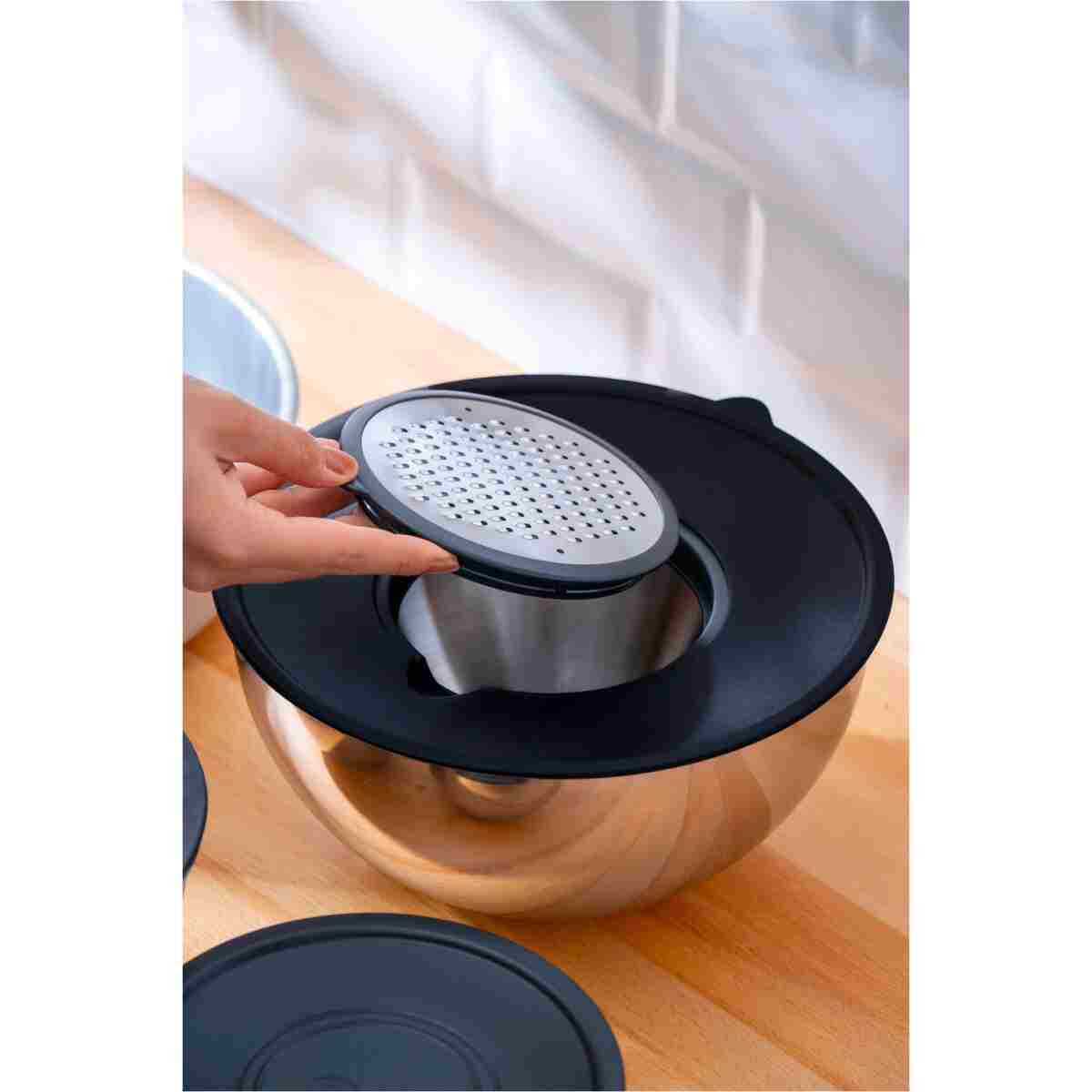 ACAR Karat 9 Parça Rendeli Karıştırma ve Saklama Kabı (16-20-24 cm) - Görsel 13