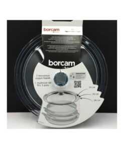Paşabahçe 590280 Borcam Tencere Kapağı 24-26-28cm Tekli