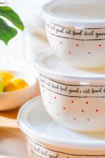 ACAR Feel Good Emaye 3 lü Saklama ve Karıştırma Kabı - Görsel 7