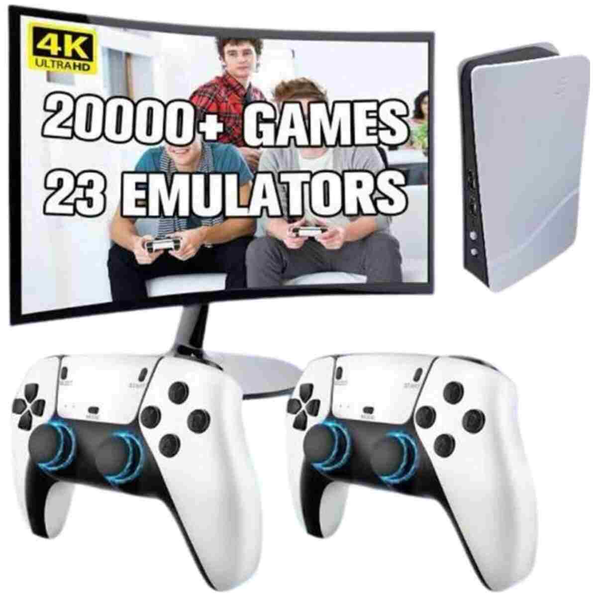 Lisinya Yeni nesil 4k Hd 2.4g Kablosuz Kol 3000 Oyunlu Game Station Retro Atari Game Box - - Görsel 9