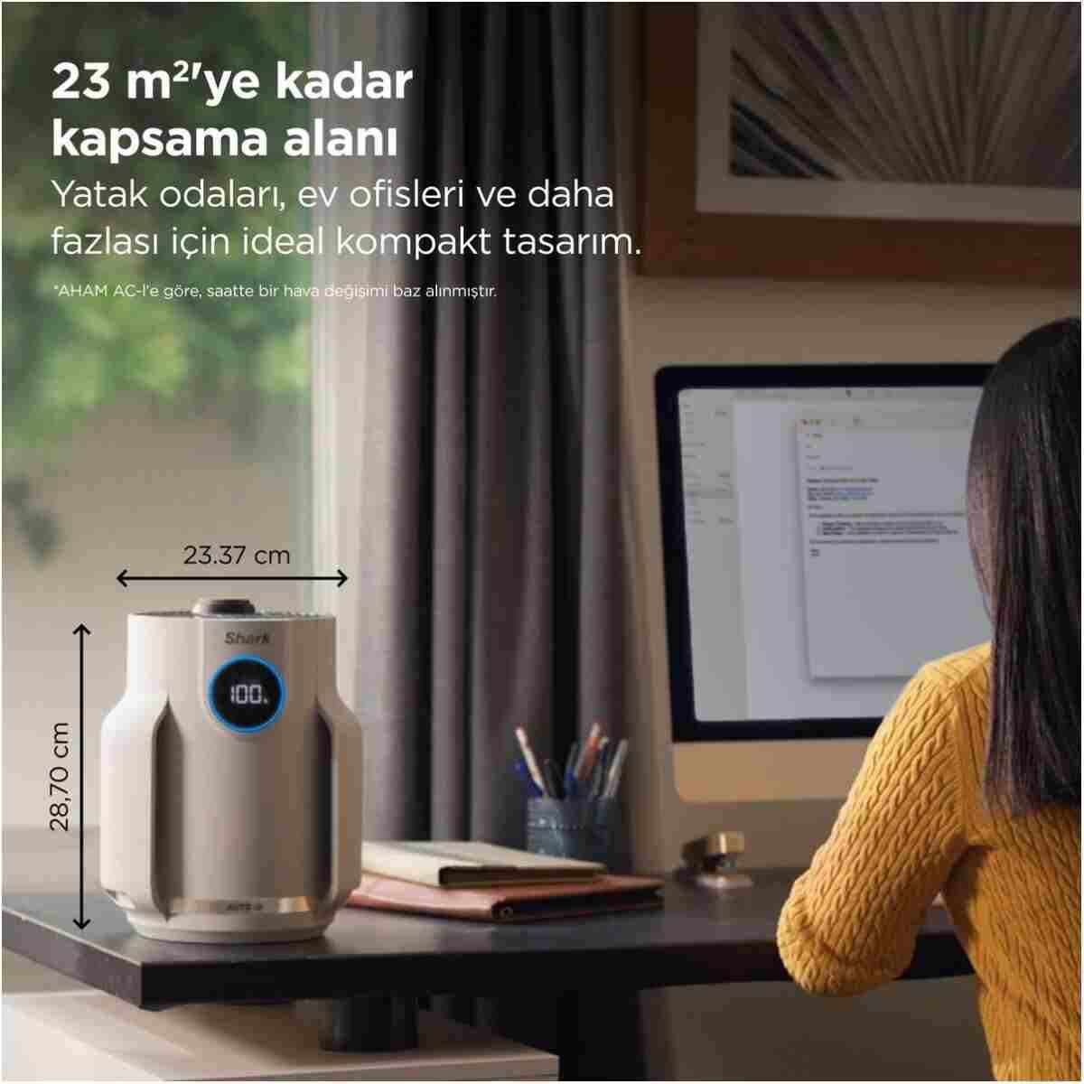 Shark NeverChange5 Compact Pro Hava Temizleyici - Görsel 6