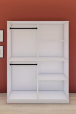 Metalia 4 Kapılı Beyaz Gardrop Dolap Gm 050 - Görsel 5