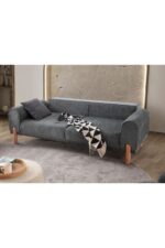 EDSY HOME Armoni 3+1 Koltuk Takımı Antrasit - Görsel 4