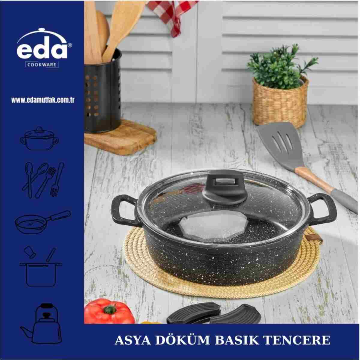 Eda 26 NO DÖKÜM PİLAVLIK TENCERE - Görsel 7