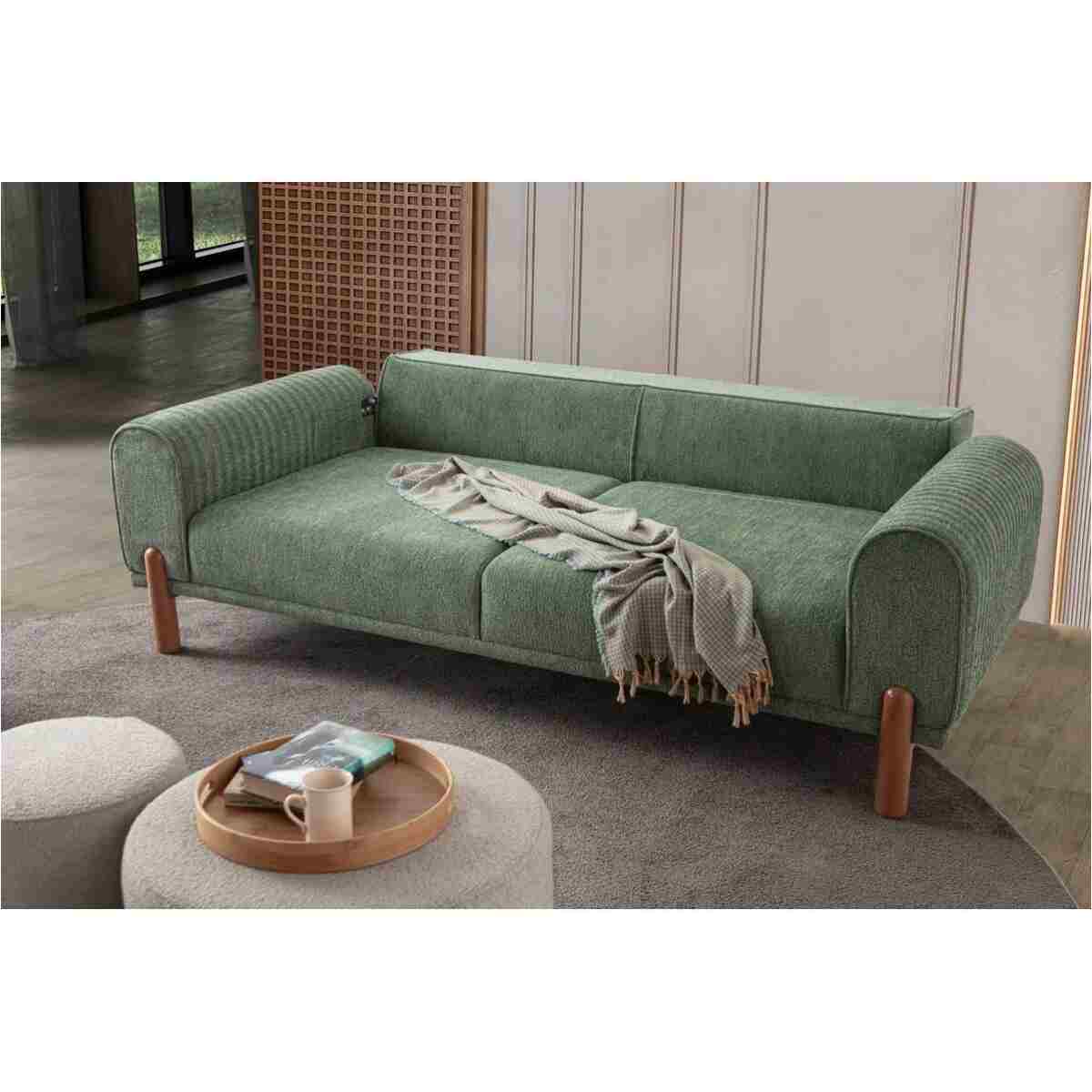 EDSY HOME Armoni 3+1 Koltuk Takımı Yeşil - Görsel 4