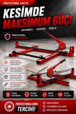 PROHUMMER PH1200A 120 cm Seramik Fayans Kesme ve Granit Kesim Makinesi Kırmızı Lazer Teknolojisi Hassas Kesim - Görsel 3