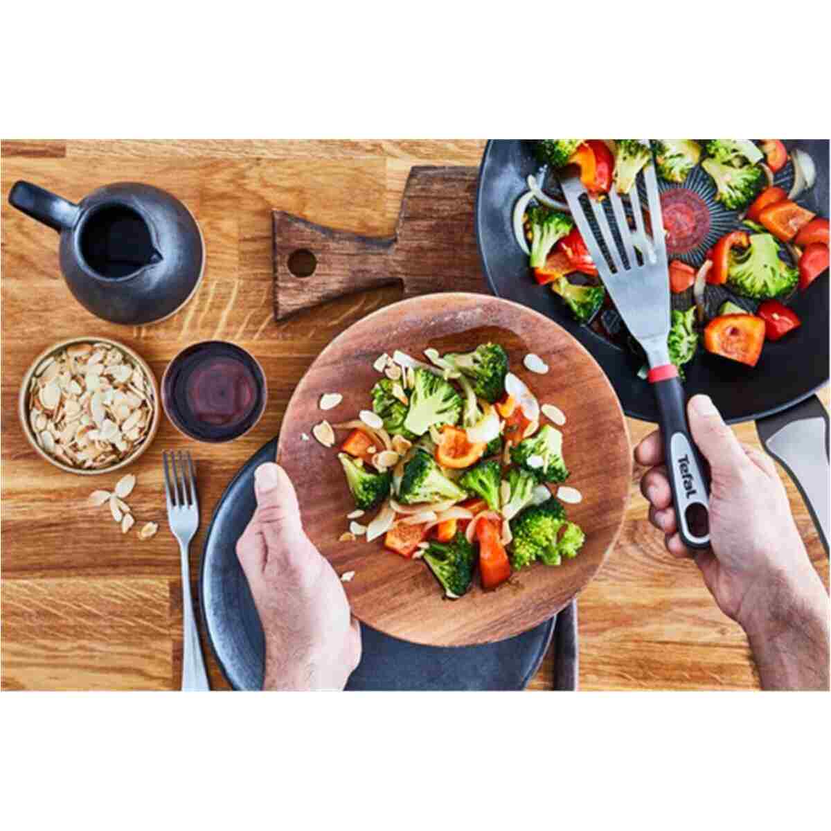 TEFAL Titanyum 6X UnlimitedOne 28 Cm İndüksiyon Tabanlı Wok Tava - 2100116318 - Görsel 7