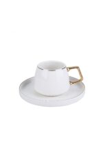 Karaca Saturn 6 Kişilik Kahve Fincanı Takımı 100 ml Gold - Görsel 2