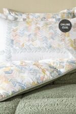 Puffy Leora Tek Kişilik Triola Set - Adaçayı - Görsel 2