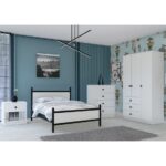 Metalia Gm 905 Ece Düğme Kulplu Genç Odası Takımı