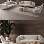 EDSY HOME Rebull 3+3+1+1 Koltuk Takımı Bej Renk