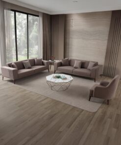 Alternative view of EDSY HOME Regnar 3+3+1 Koltuk Takımı Kahverengi