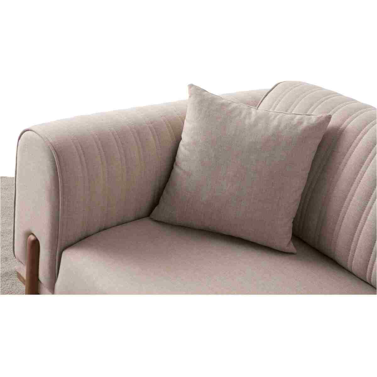 EDSY HOME Galata 3+3+1+1 Koltuk Takımı Sütlü Kahve - Görsel 7