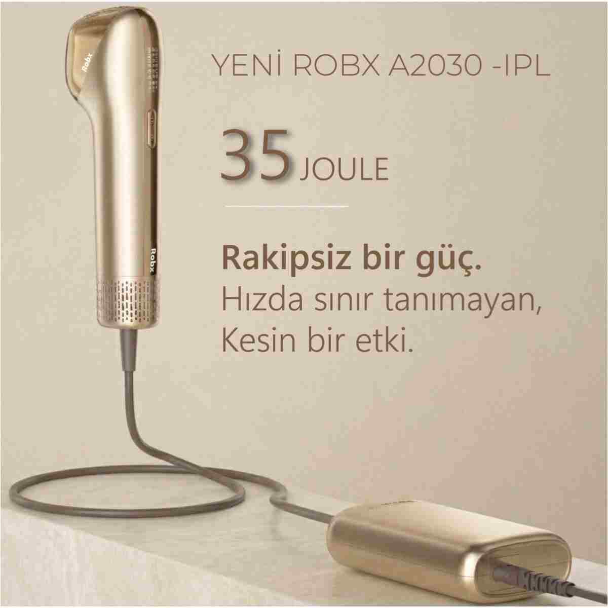 ROBX A2030 IPL YENİ Sapphire Sogutma 35 joule Ultra Güç -Acısız Etki- Çoklu Otomatik Seri Atım-Kadın-Erkek - Görsel 11