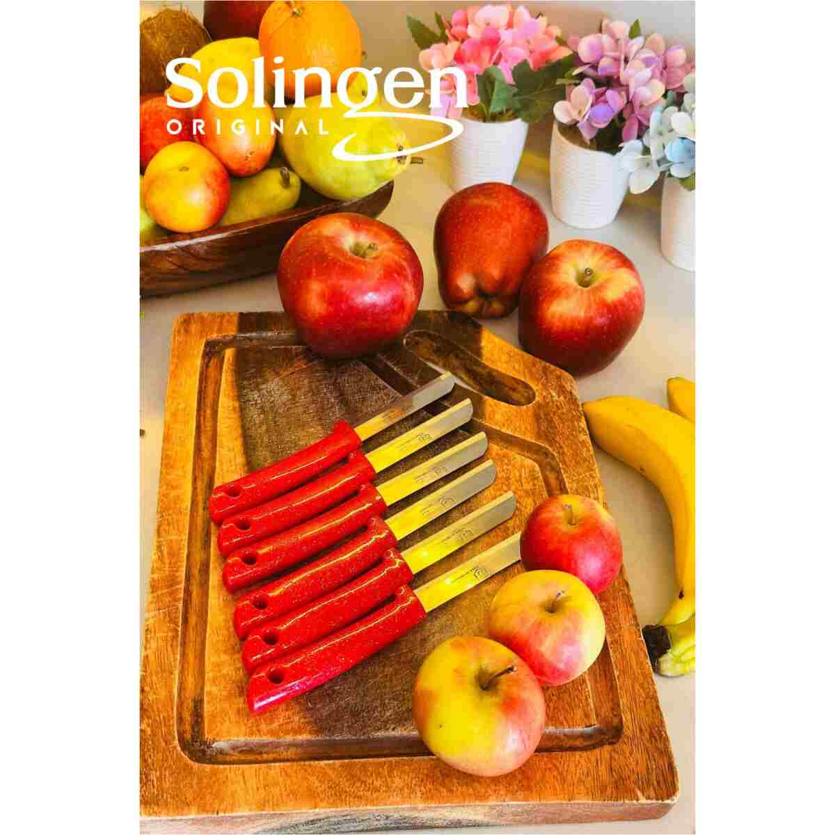 Solingen 6'lı Orijinal Tırtıklı Meyve Ve Sebze Bıçak Seti - Görsel 9