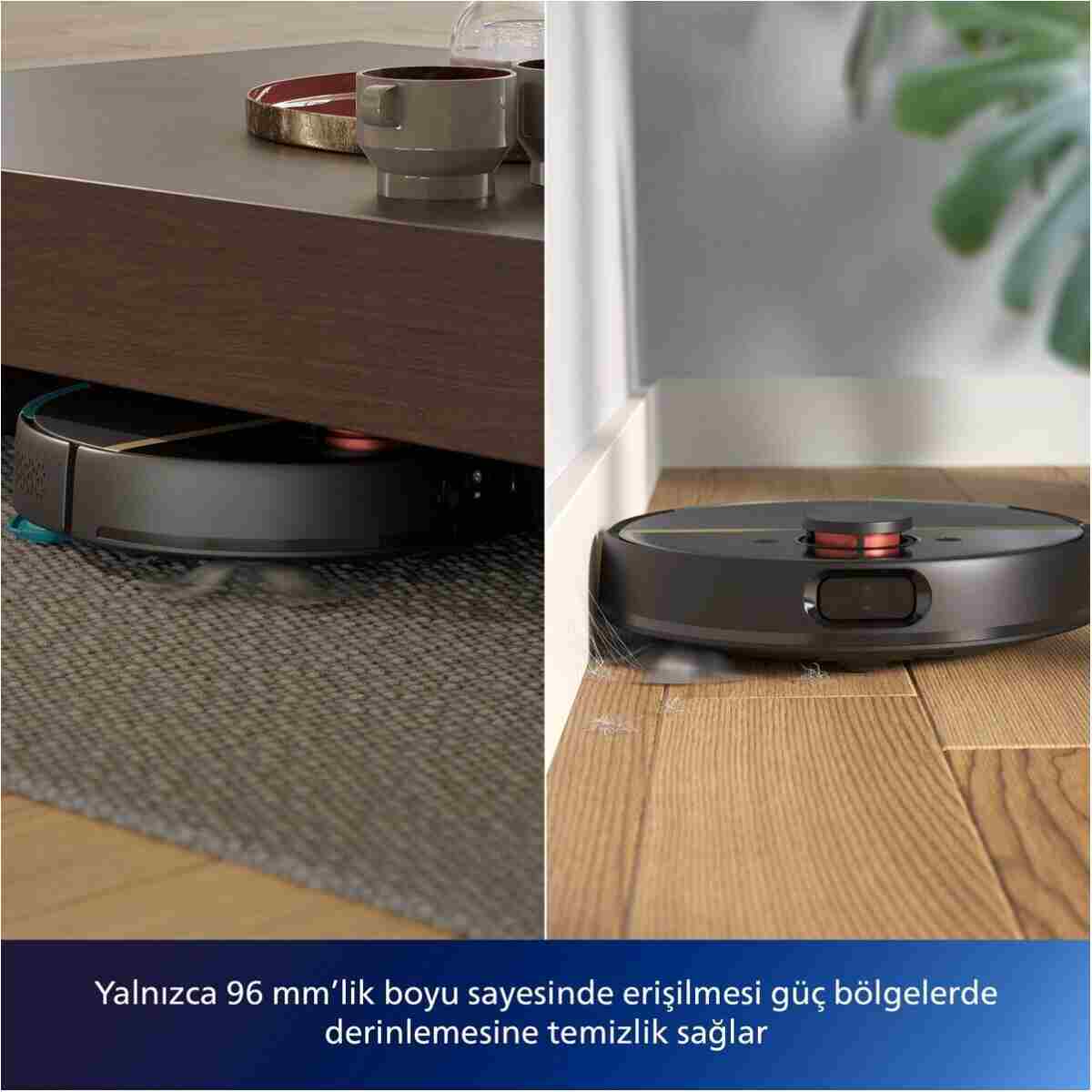 Philips 3000 Serisi HomeRun Aqua Islak Kuru Robot Süpürge, Otomatik Sarj İstasyonlu, XU3000/03 - Görsel 5