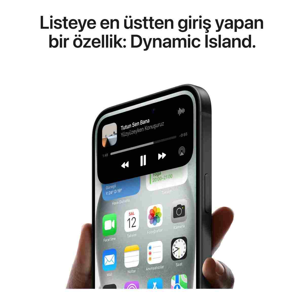 Apple iPhone 15 128 GB Siyah - Görsel 7