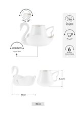 Karaca Swan 6 Kişilik Kahve Fincan Takımı 90 ml - Görsel 7