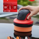 Aprilla Acc-1199 Şarjlı Polisaj Makinesi – 10 cm Parlatma Yüzeyi, Sünger Seti, Hafif ve Ergonomik Tasarım