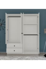 Metalia Gm 077 Novado Düğme Kulplu 4 Kapı 2 Çekmeceli Gardırop - Görsel 4