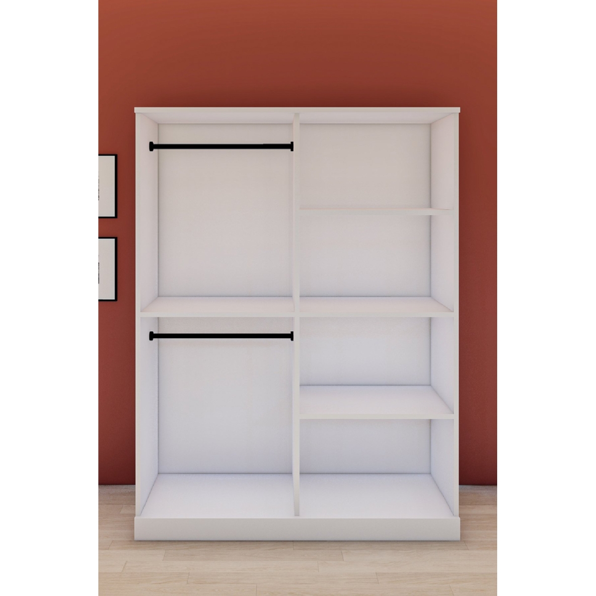 Metalia Gm 051 4 Kapılı Aynalı Gardrop Dolap - Görsel 4