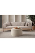 EDSY HOME Rebull 3+1 Koltuk Takımı Sütlü Kahve - Görsel 6