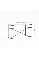 eportatif Masa Takımı Minderli Bench Bank Masa Seti 120x60 Masa Mutfak Masası Yemek Masası Beyaz 1555 - Görsel 12