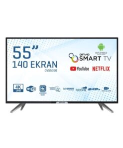 ONVO Ov55350 55'' 4K Smart Android LED TV Siyah