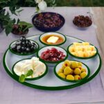 İnci Emaye 7 Parça Küçükboy Emaye Kahvaltı Seti, Sunum, Kahvaltı Tabağı, Reçellik, Zeytin, Peynir Tabağı, Çeyiz