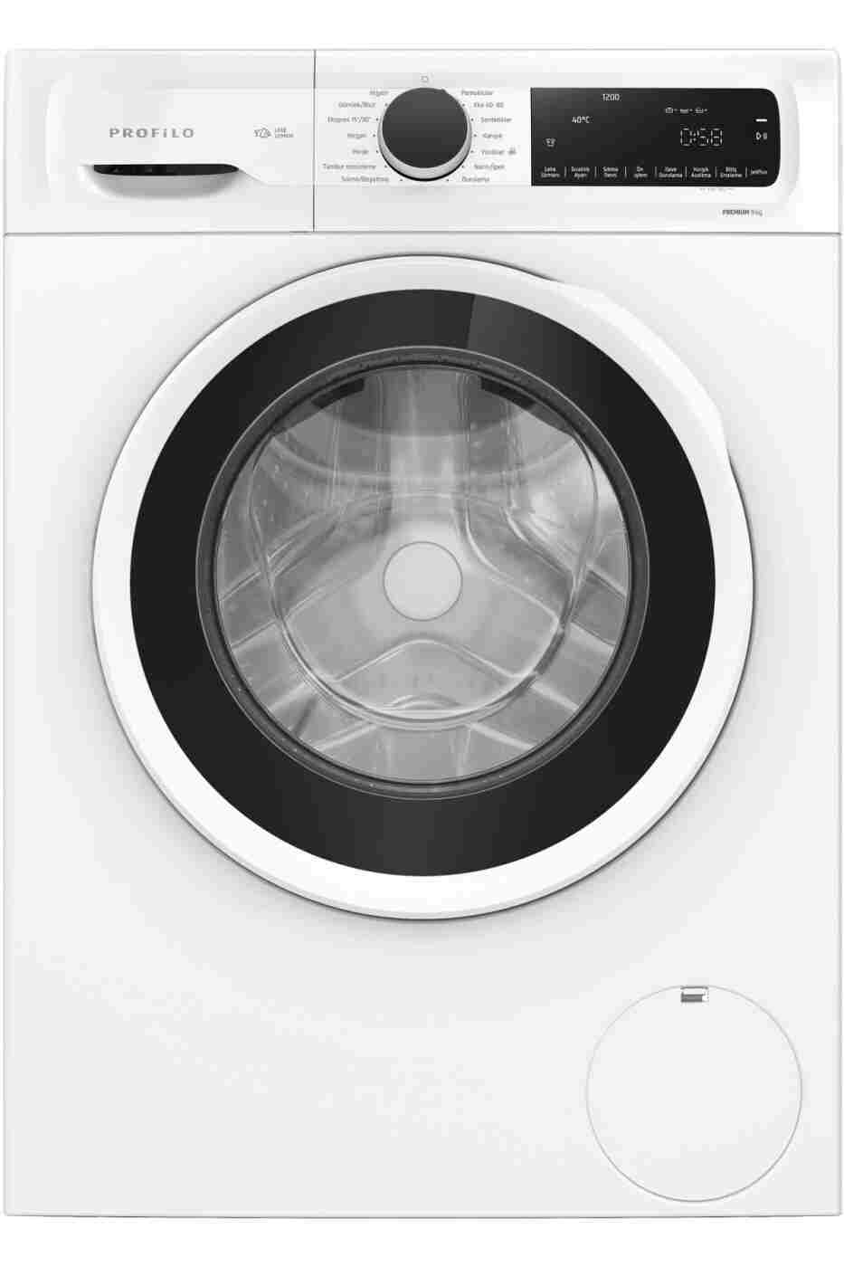 1ede8d4d67a7b0100ab265d8d401c4a9 Profilo CGA242X3TR 1200 Devir 9 kg Çamaşır Makinesi - Görsel 1