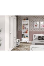 WENCE Hayal Modern Genç Odası Takımı Beyaz 4 Parçalı ve Tamamı 1. Kalite Mdf - Görsel 9