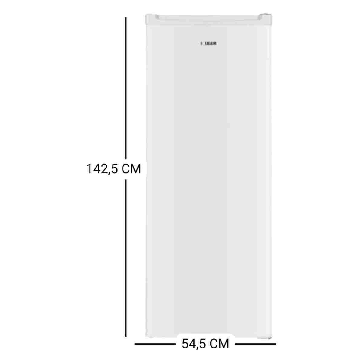 Uğur UED 5169 DTK 5 Çekmeceli 168 Litre Dikey Derin Dondurucu - Görsel 2