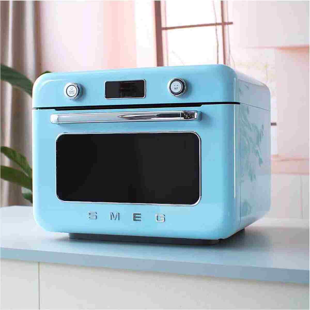 SMEG 50’s Style Krem Retro Buharlı Mini Fırın - Görsel 7