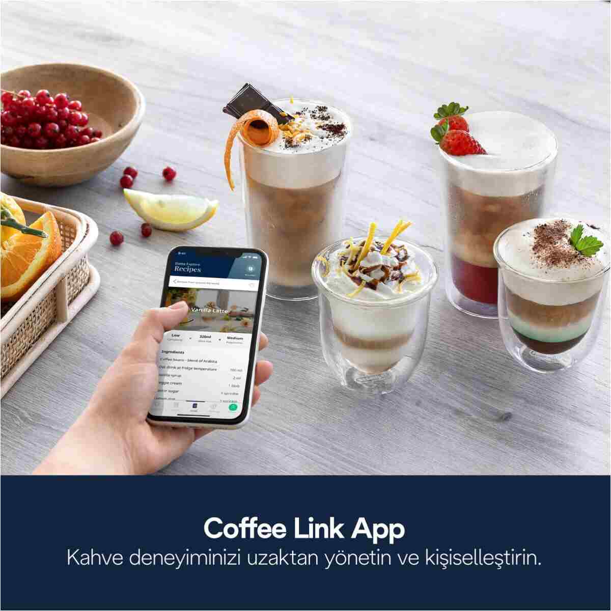 DELONGHİ Eletta Explore, ECAM450.65.S Tam Otomatik Espresso Kahve Makinesi , 50 + farklı içecek, Soğuk Kahve - Görsel 15