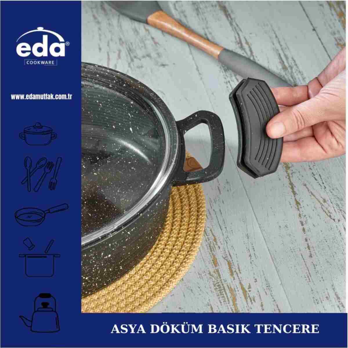 Eda 26 NO DÖKÜM PİLAVLIK TENCERE - Görsel 5