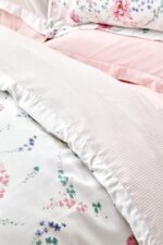 Karaca Home Dalila Pembe %100 Pamuk Çift Kişilik Nevresim Takımı - Görsel 8