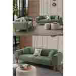 EDSY HOME Armoni 3+3 Koltuk Takımı Yeşil