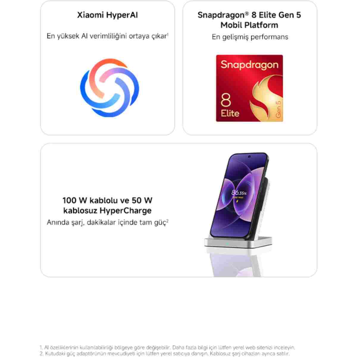 Xiaomi 17 12G+512G Mavi - Görsel 4