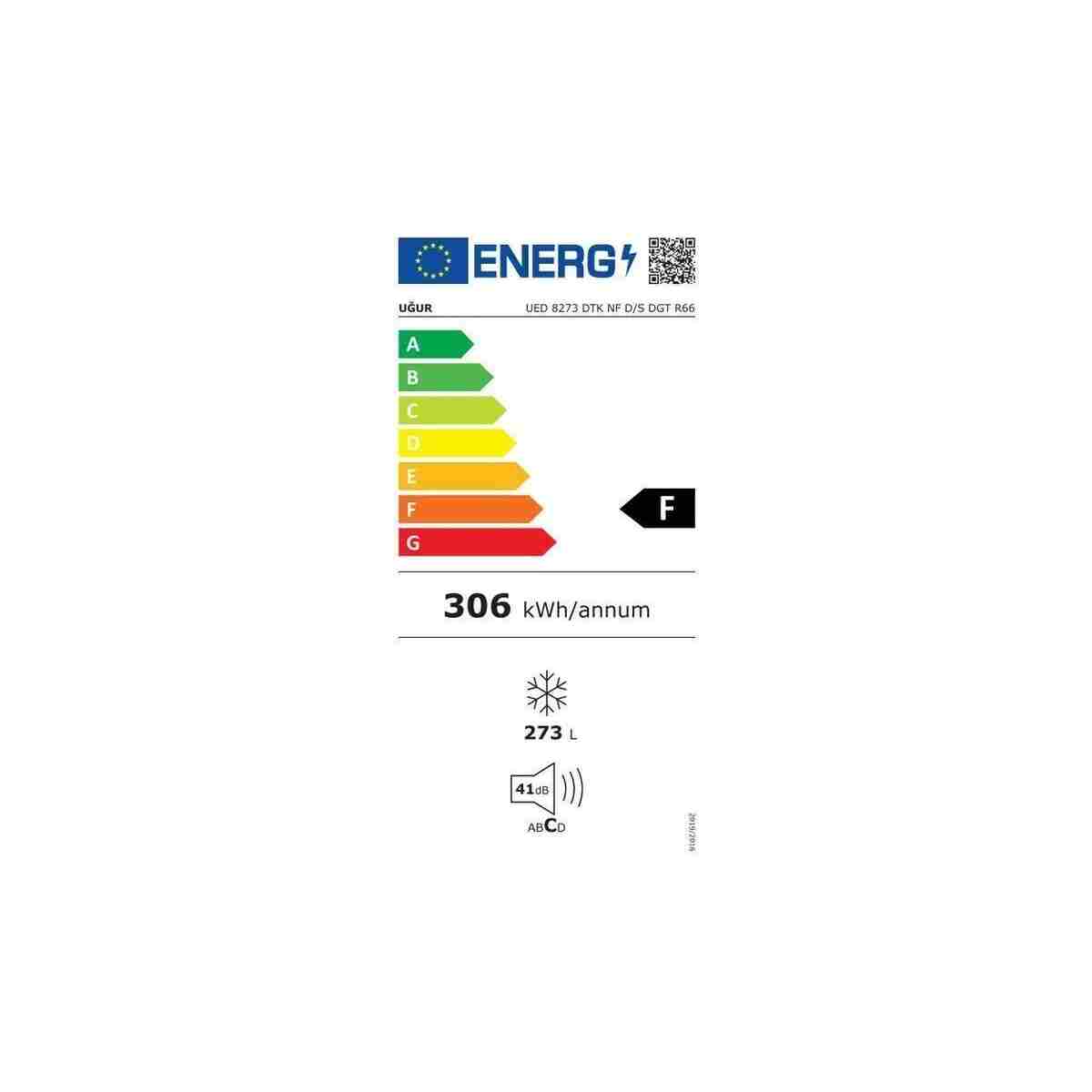 Uğur Ued 8273 Dtk Nf D/s 8 Çekmeceli Dikey Derin Dondurucu - Görsel 5
