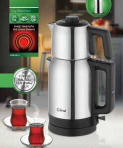 Kiwi Ktm-2911 Paslanmaz Çelik Çay Makinesi, Inox Çaycı