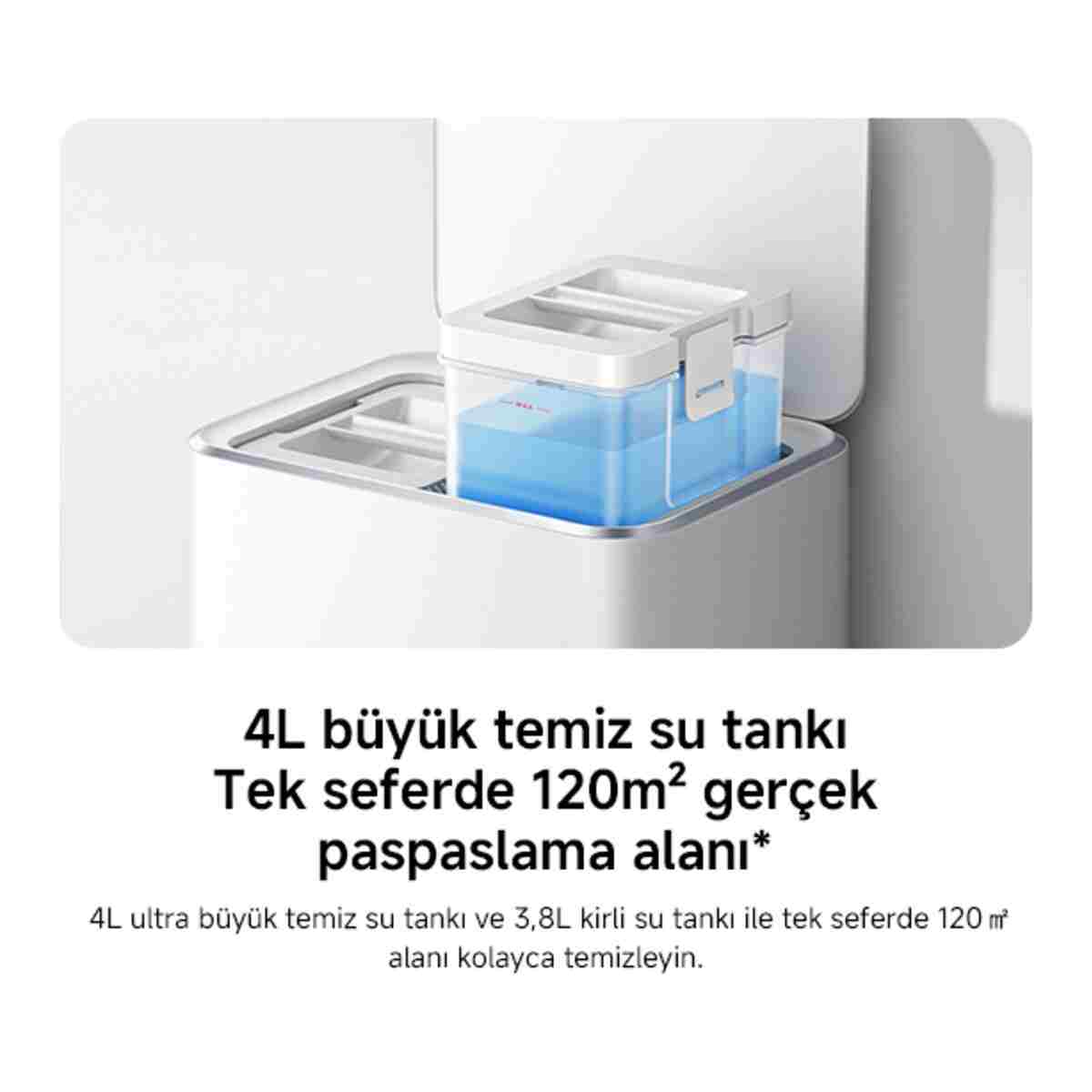 Xiaomi Robot Vacuum X20 Pro Akıllı Robot Süpürge + Mop (Türkiye Garantili) - Görsel 5