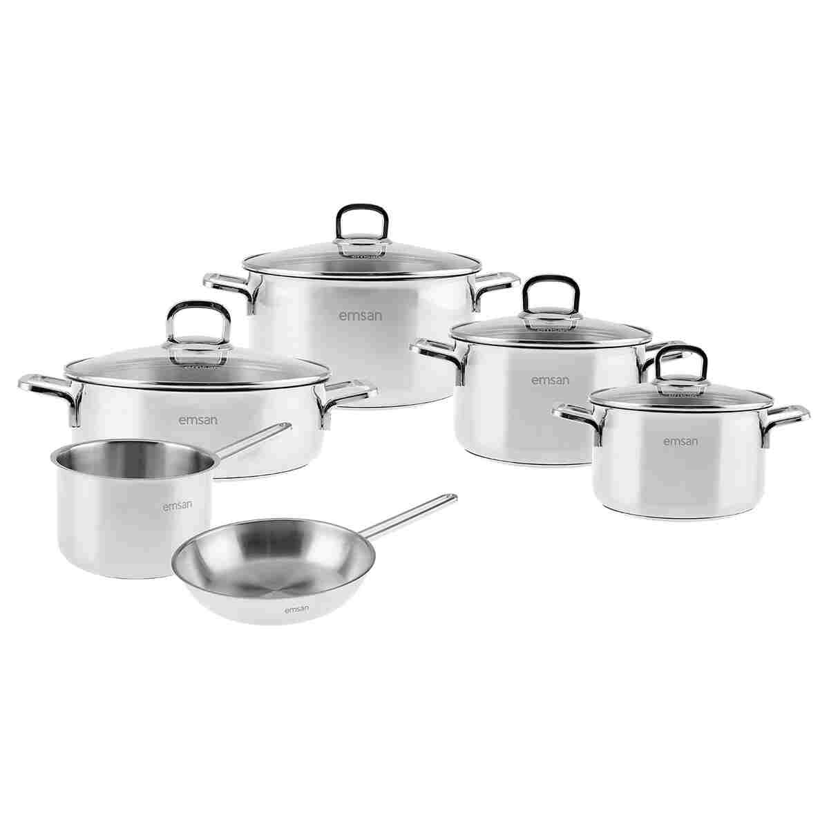 Emsan Cocinero 10 Parça Çelik Çeyiz Seti - Görsel 13